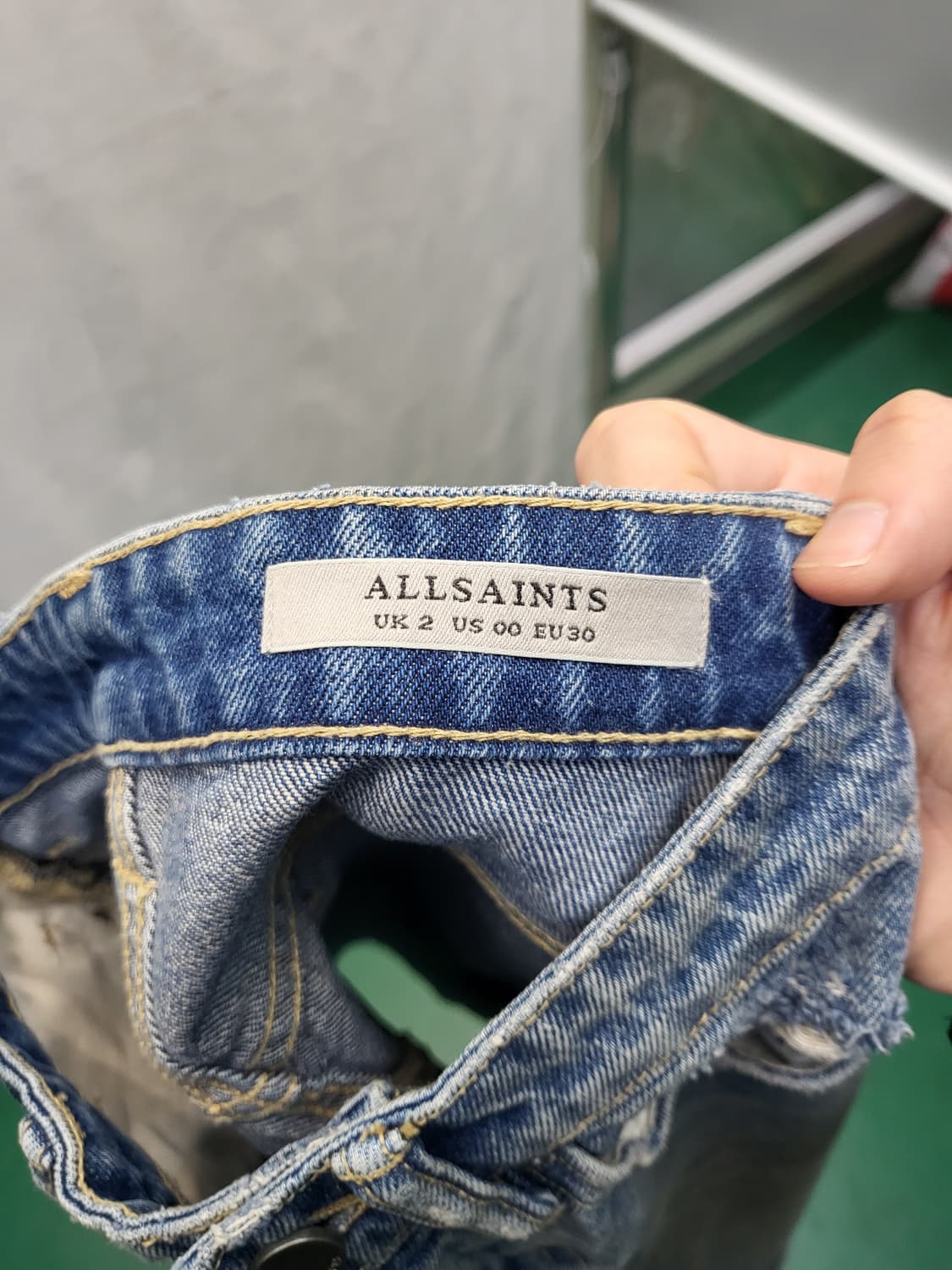 올세인츠 청치마 상품이미지3