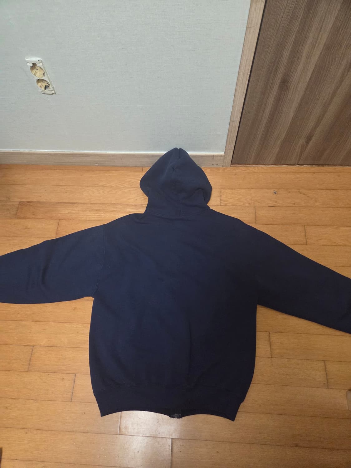 80s러셀 에슬레틱 후드집업 네이비 L 상품이미지2