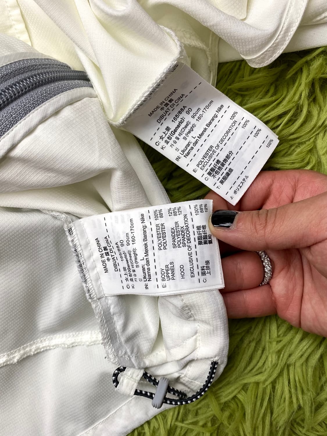 나이키 ‘드라이 핏’ 폴카 도트 후드 디테쳐블 윈드 브레이커 자켓 상품이미지10