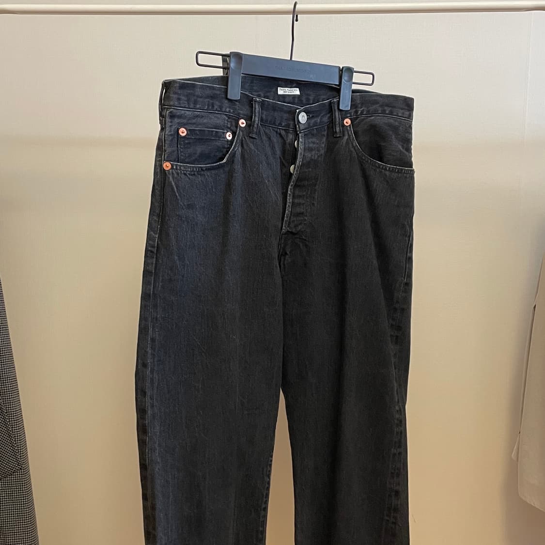 피그벨 / 클래식 페이디드 진(블랙 페이드) / 3size(34) 상품이미지3