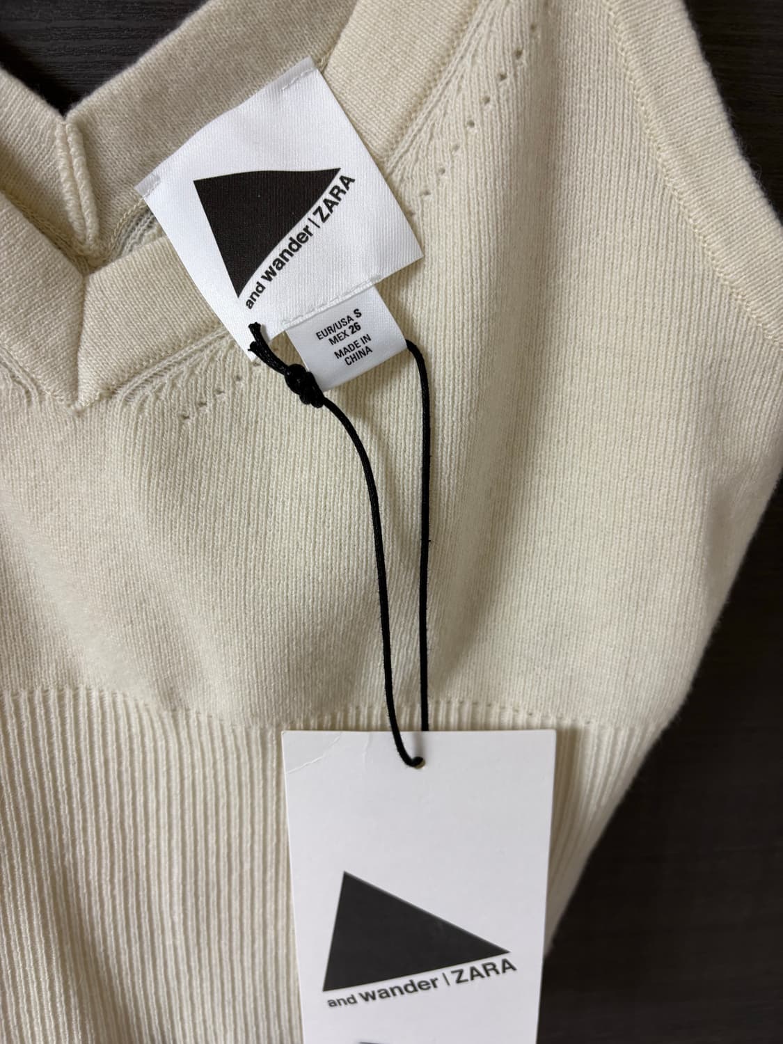 새상품 S 앤드원더 ZARA 니트탑  상품이미지2