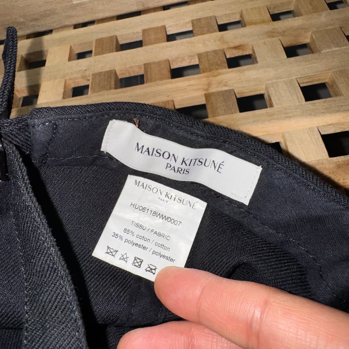 메종키츠네 빅 폭스헤드 캡 상품이미지6