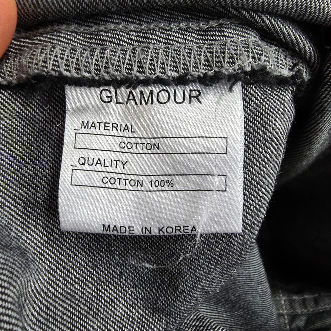 (F)GLAMOUR 오버핏 데님 자켓 상품이미지4