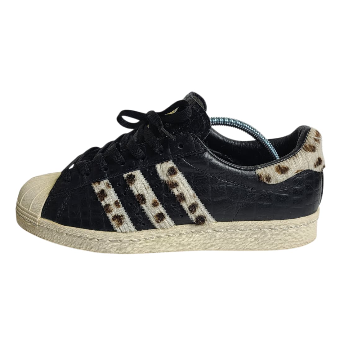 245) ADIDAS 아디다스 80s 슈퍼스타 애니멀 블랙 상품이미지3