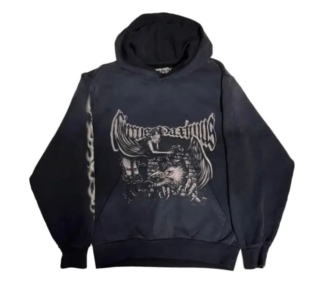 Travis Scott -블랙 머천 후드티(미착용/L) 상품이미지1