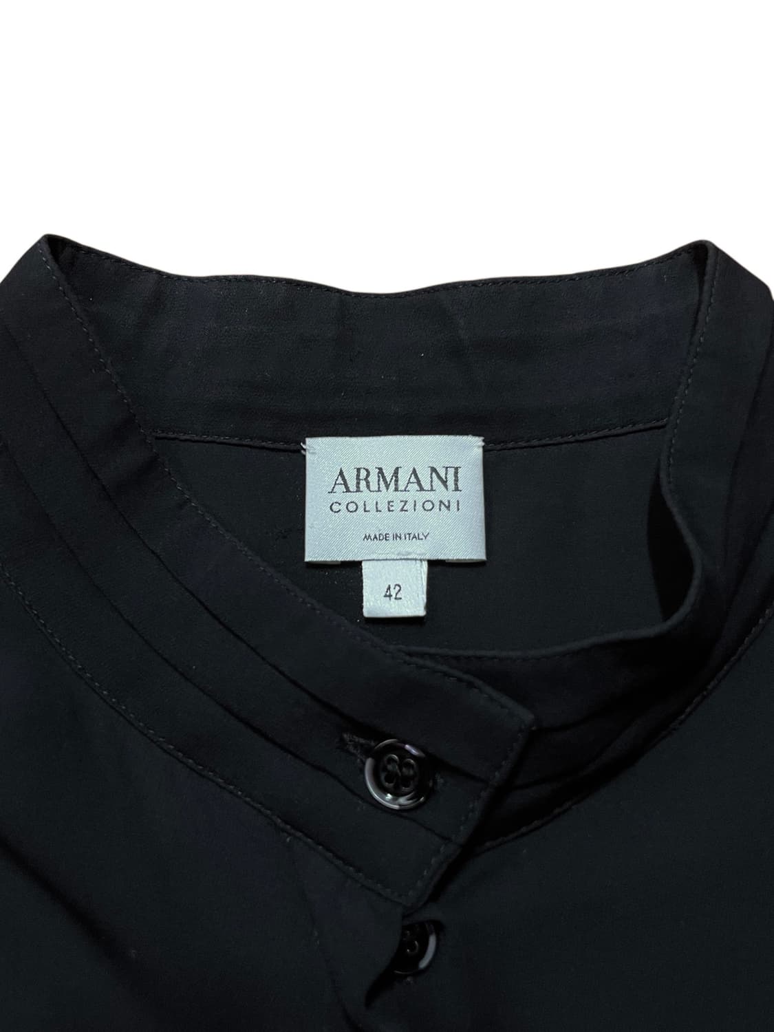 Armani See-through Sleeve Silk Shirt 상품이미지8