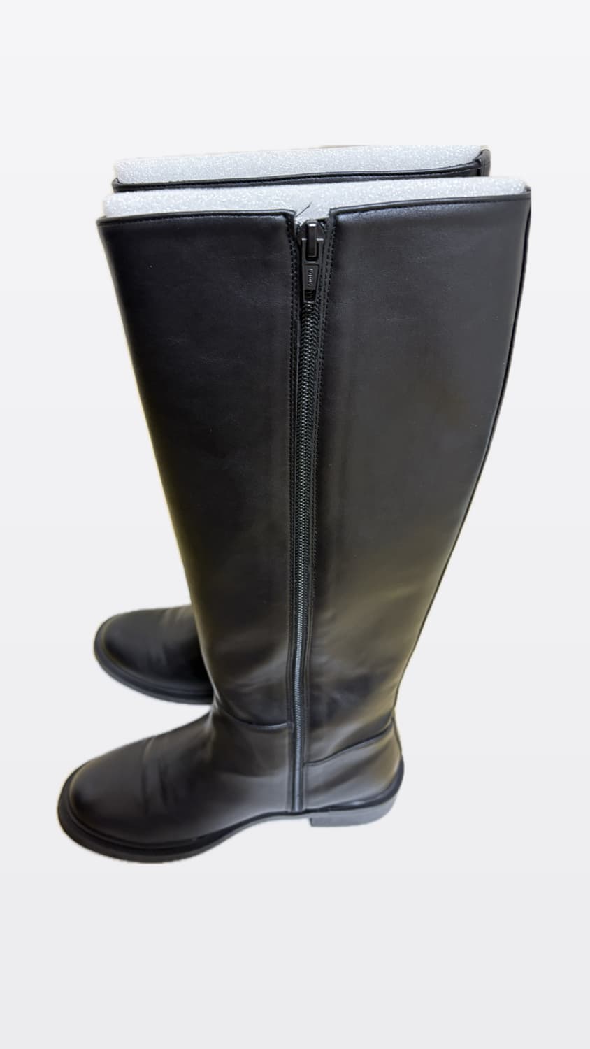 코모레비뮤지엄 핸드메이드 와이드 클래식 롱 부츠 사이즈3 상품이미지3