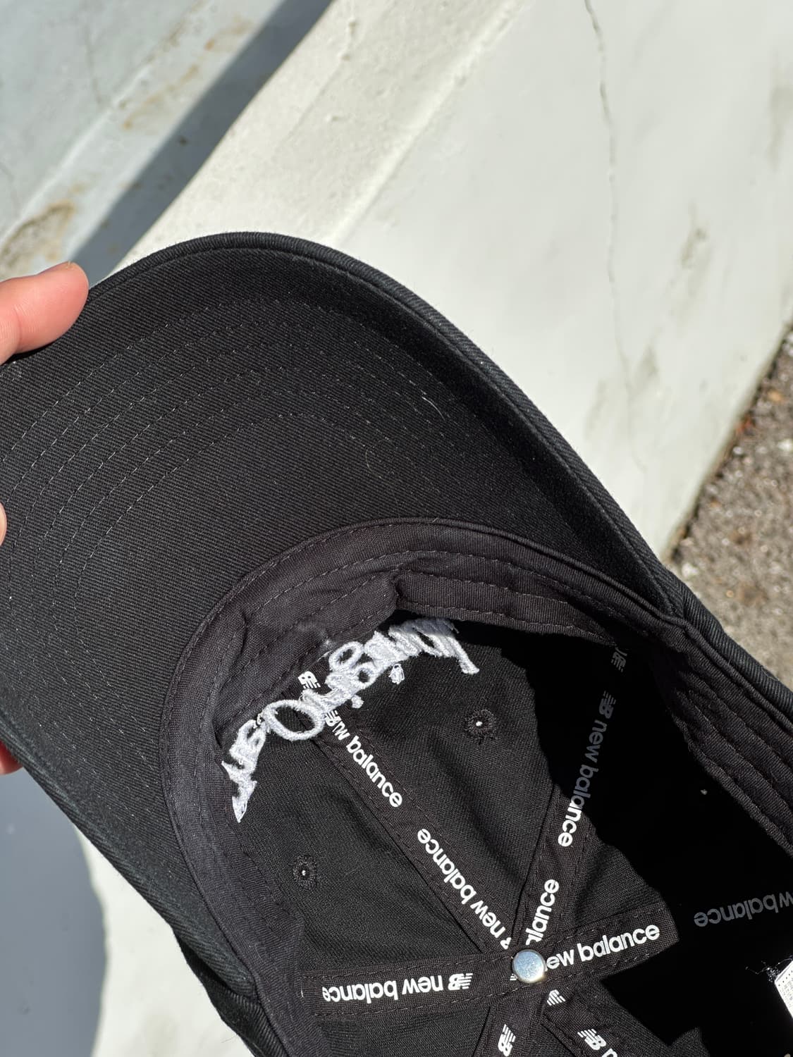 [F] 뉴발란스 1906 로고 블랙 볼캡 모자 상품이미지5
