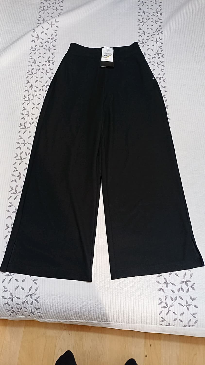 젝시믹스 미사용 와이드팬츠 M 기장100 상품이미지1