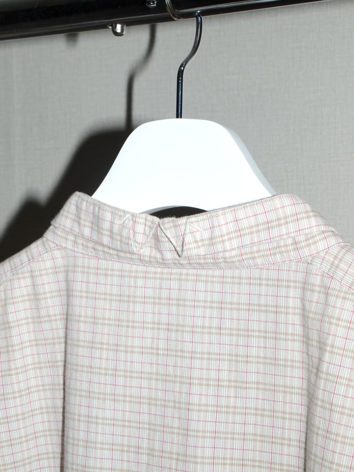 Cotton Raglan Check Shirts 상품이미지4