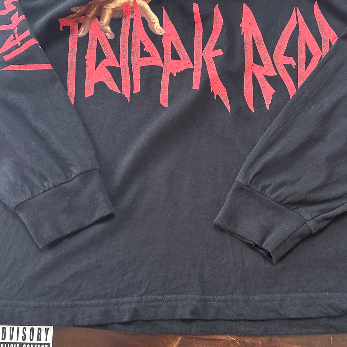 트리피 레드 롱슬리브 티셔츠 L 상품이미지6