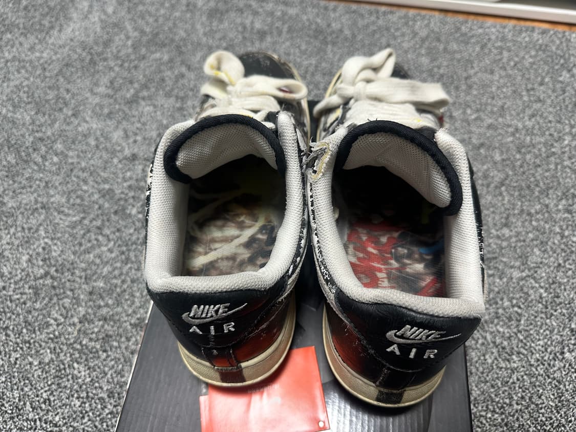 (285)나이키 에어포스1 파라노이즈 블랙 상품이미지4