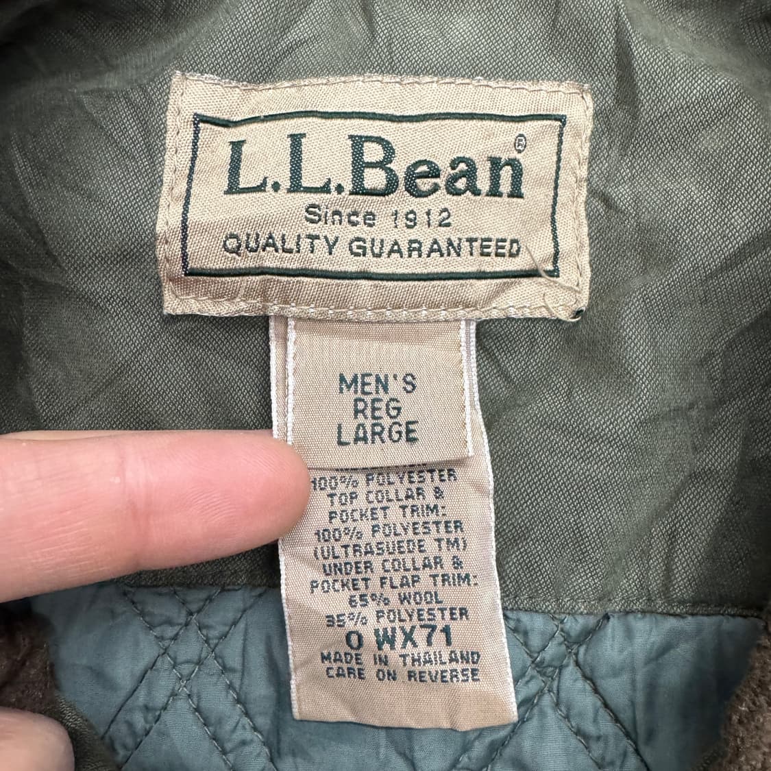 엘엘빈 헌팅 필드 퀼팅 워크자켓 상품이미지9