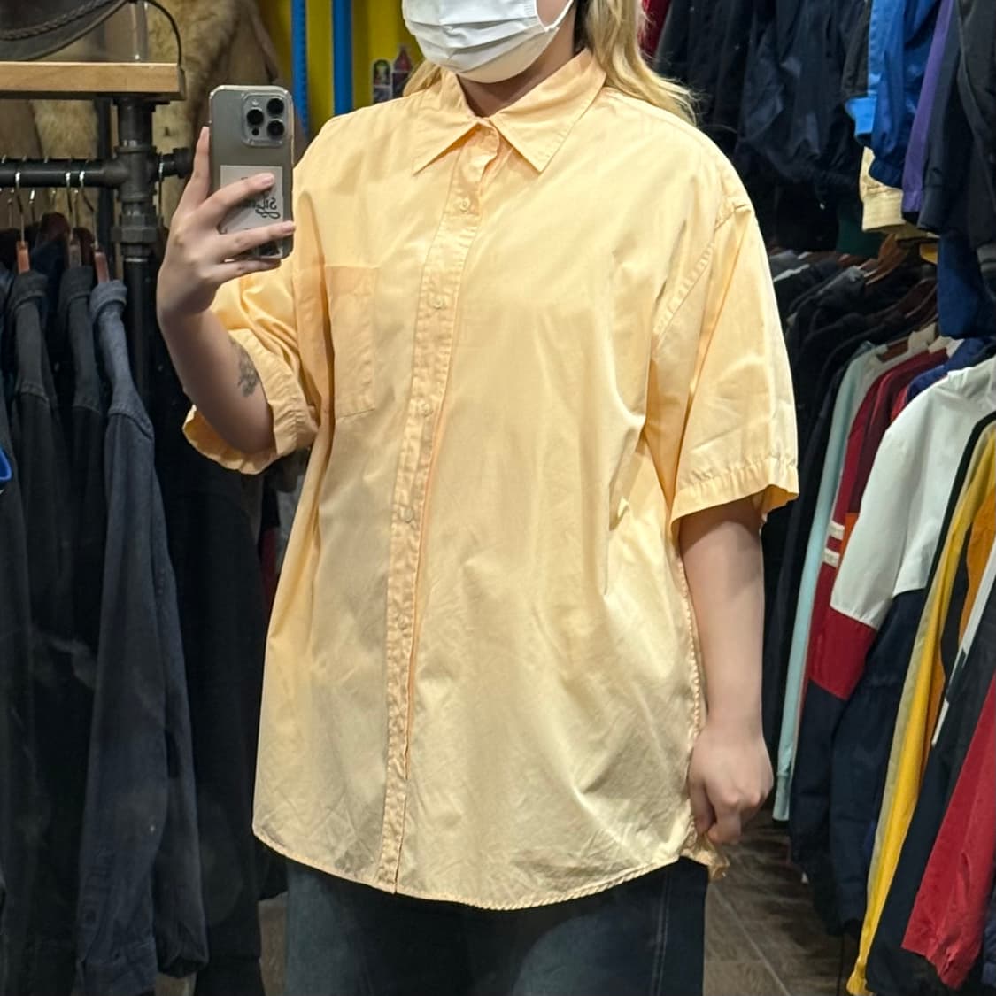 [HI] 칼하트 반팔 셔츠 오렌지  상품이미지4
