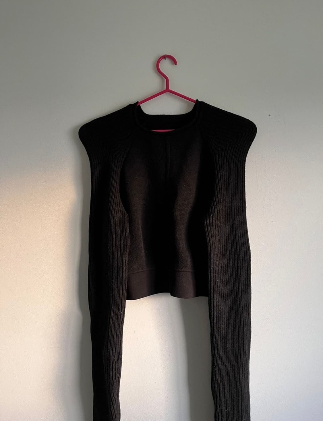릭오웬스 23fw TEC PULL 크롭 니트 상품이미지2