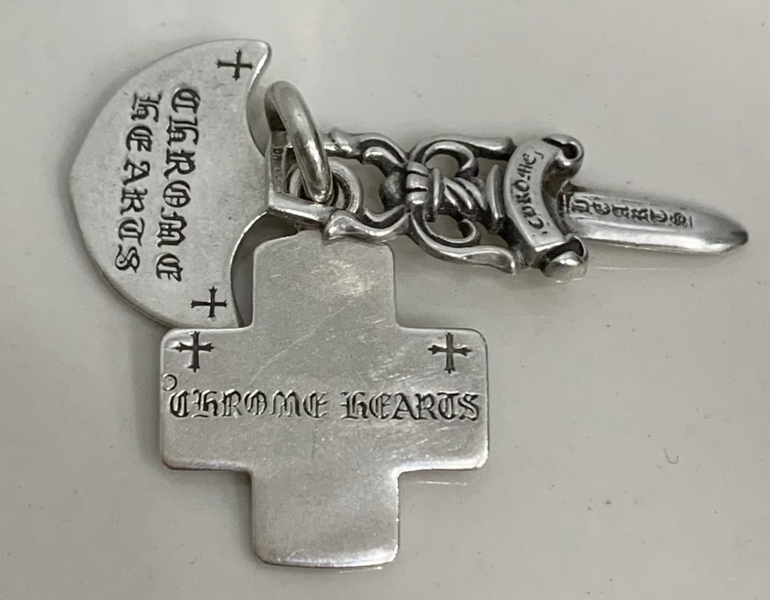 크롬하츠 3트링킷 펜던트 참 대거 목걸이 상품이미지5