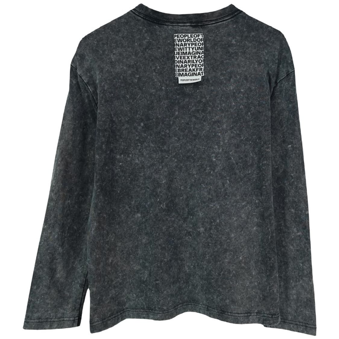 [피플오브더월드] 빅로고 워싱 롱슬리브 긴팔티 M18860 상품이미지3