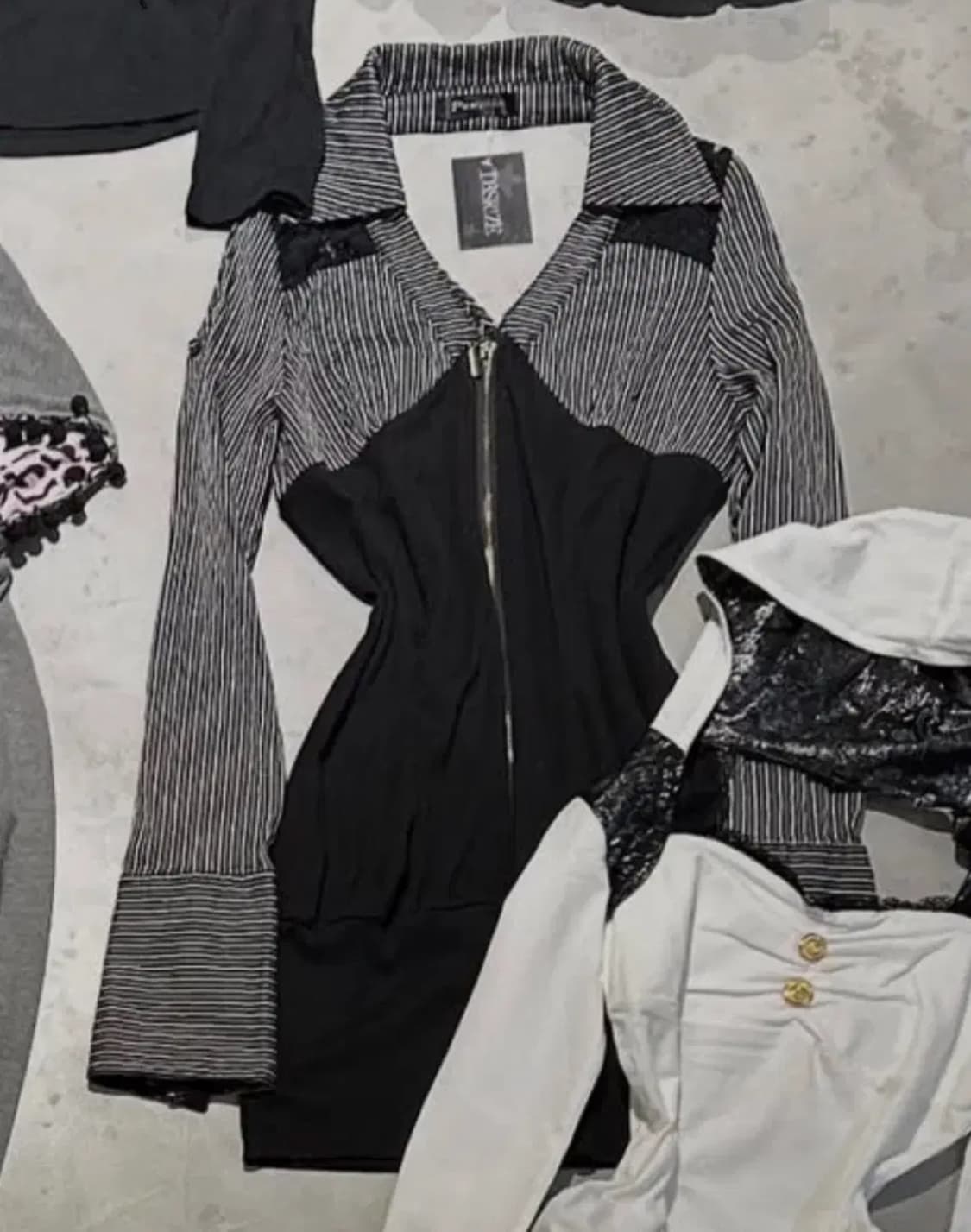 Pumpkin 오네갸루 오프숄더 원피스 갸루 상품이미지8