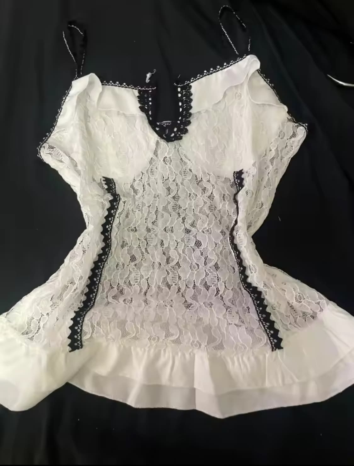 빈티지 갸루 레이스 나시 뷔스티에 상품이미지4