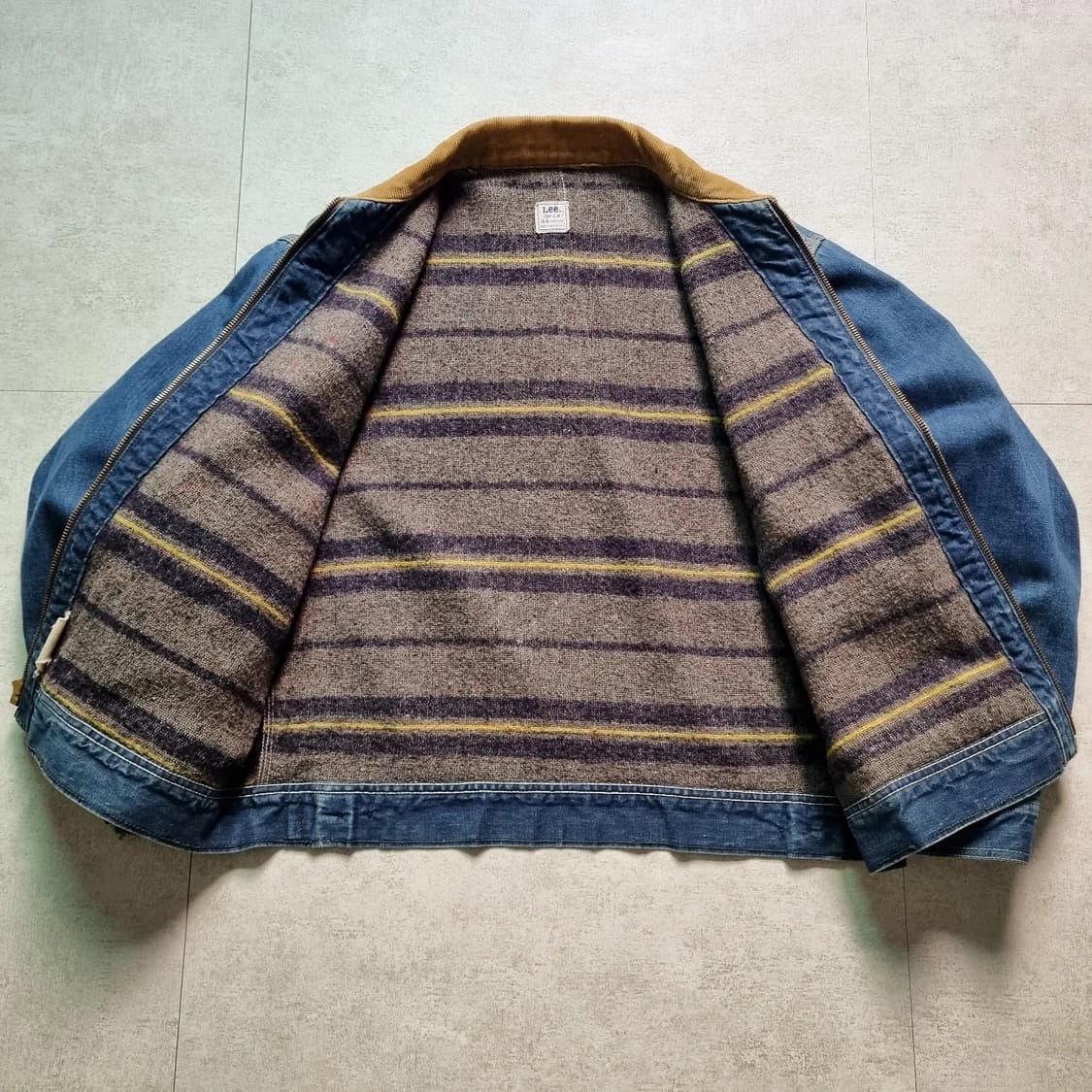 60s Lee 191-LB 젤트데님 블랭킷 워크자켓 44R 상품이미지6