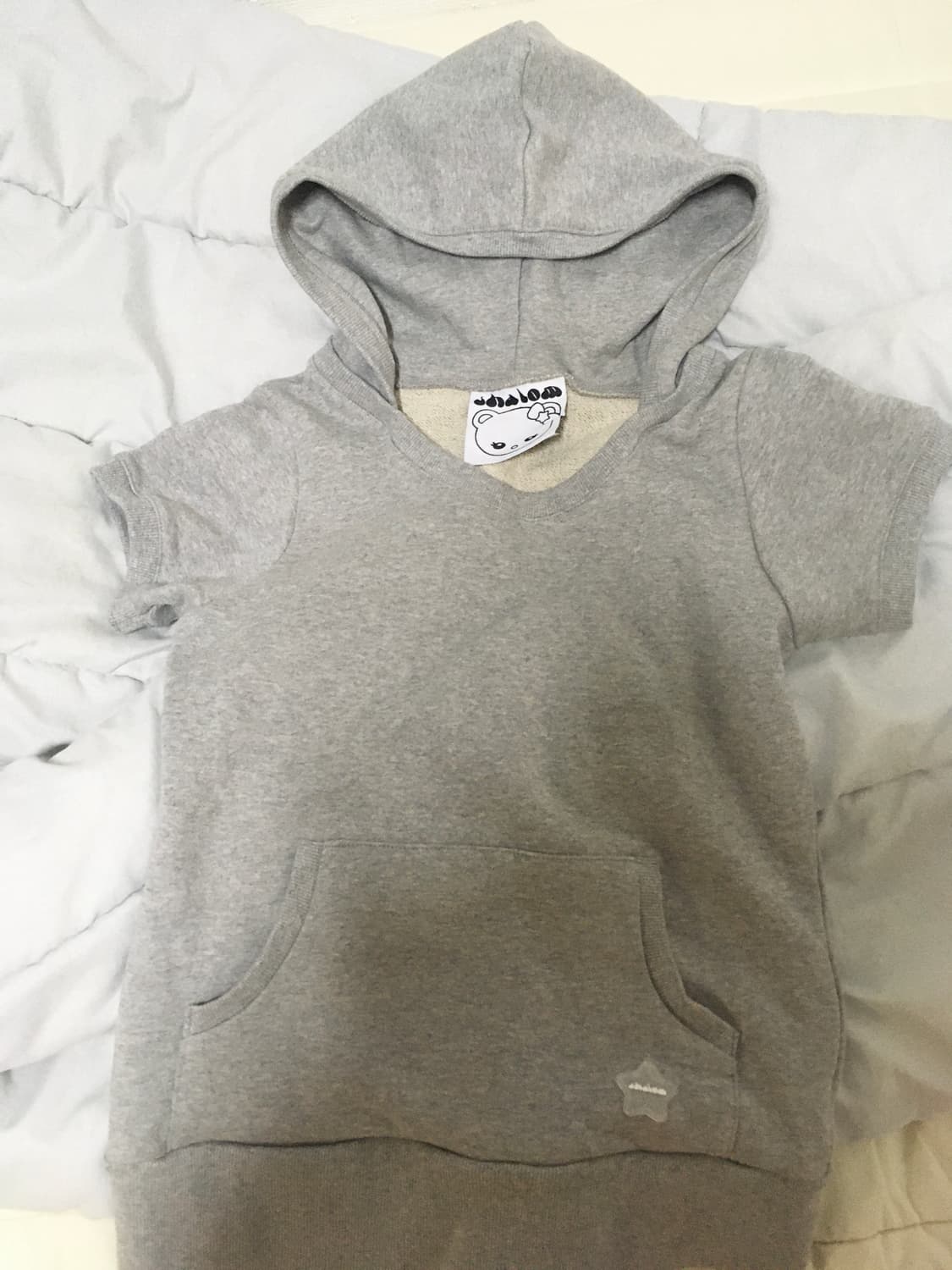 샬롬클럽 윙 후디 그레이 Wing hoody gray 상품이미지3