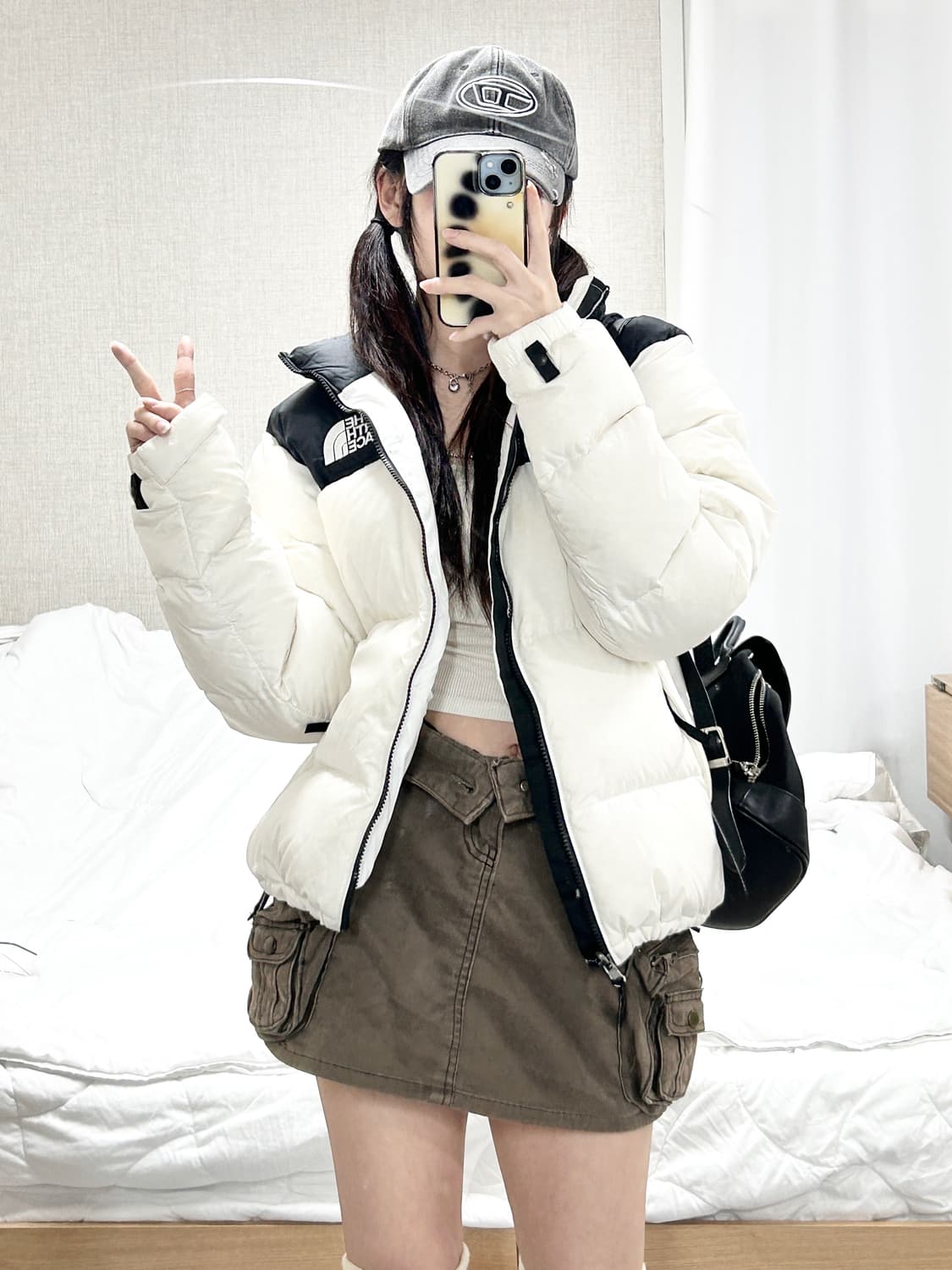 노스페이스 화이트 눕시 상품이미지4