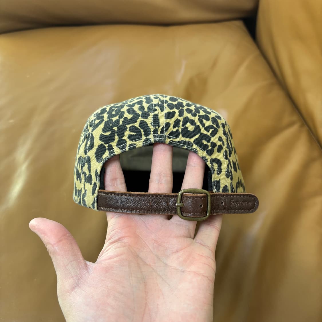 슈프림 캠프캡 모자 박스로고 23FW 레오파드 상품이미지8