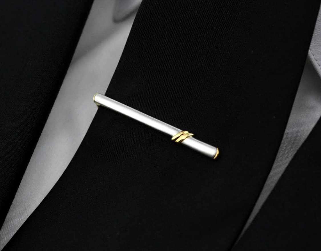입생로랑 A-등급 5cm 남자 명품 넥타이핀 빈티지 상품이미지6