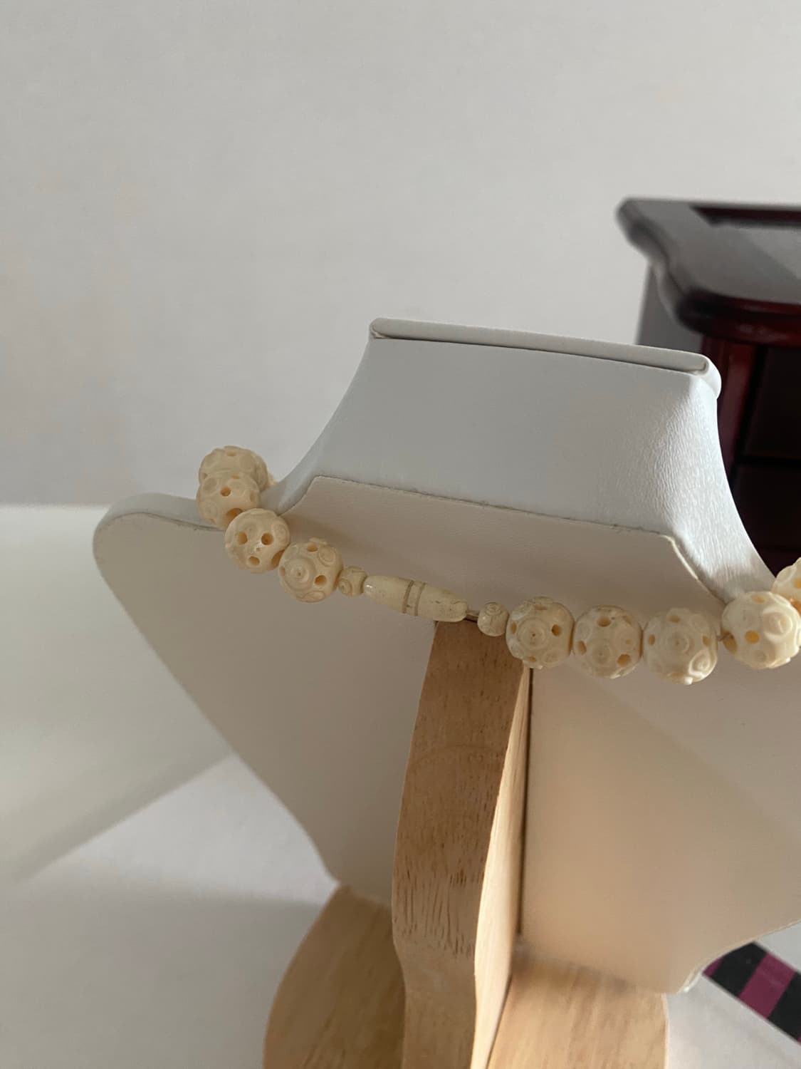 빈티지 조각 아이보리 목걸이 상품이미지5