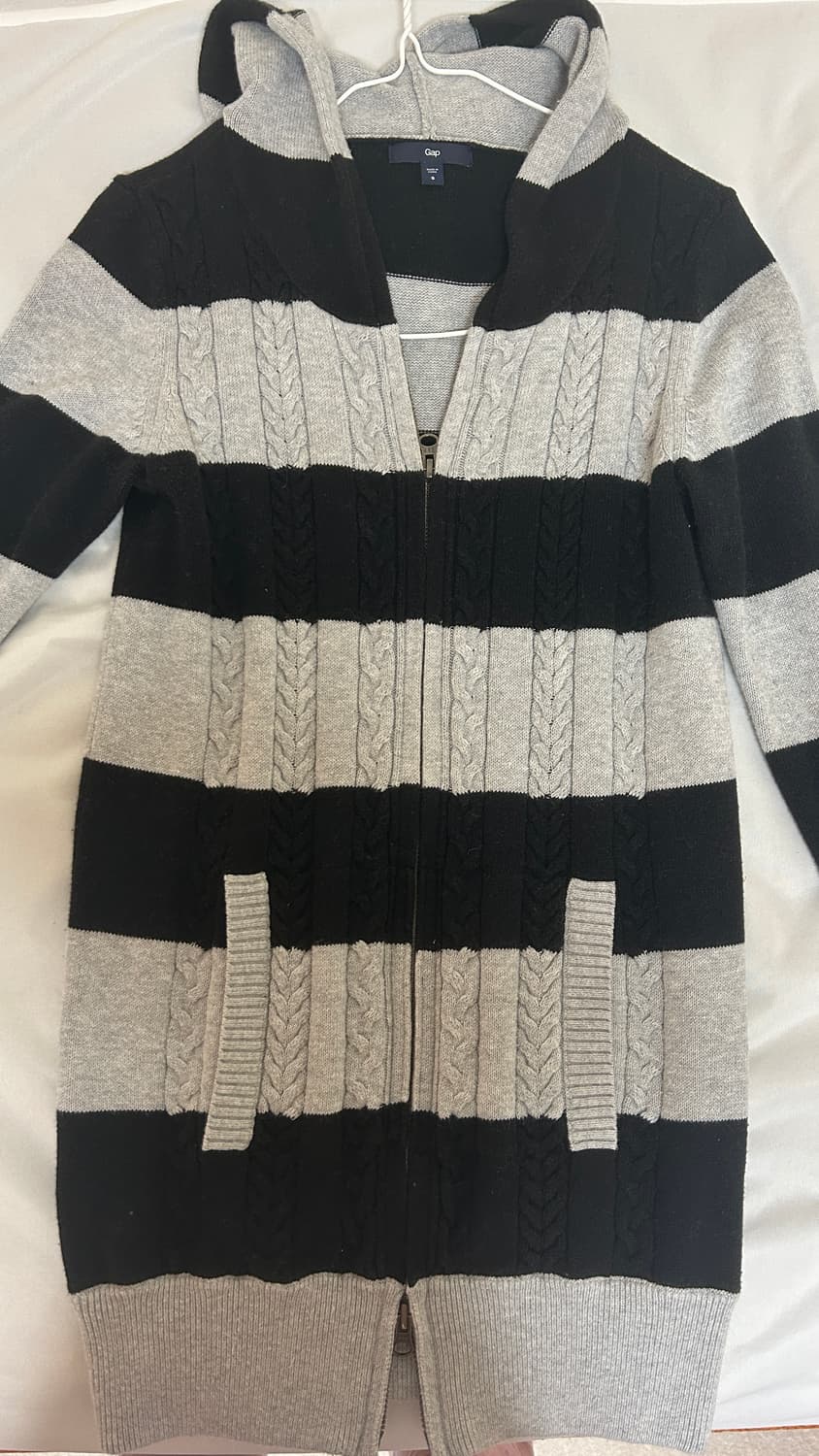 gap 스트라이프 후드 가디건 상품이미지1