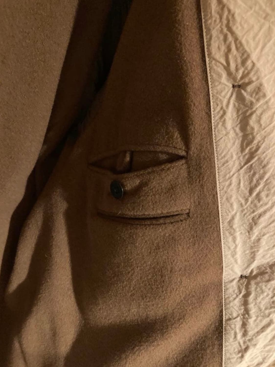 올드조 강축 나일론 피코트 샌드카키 상품이미지10