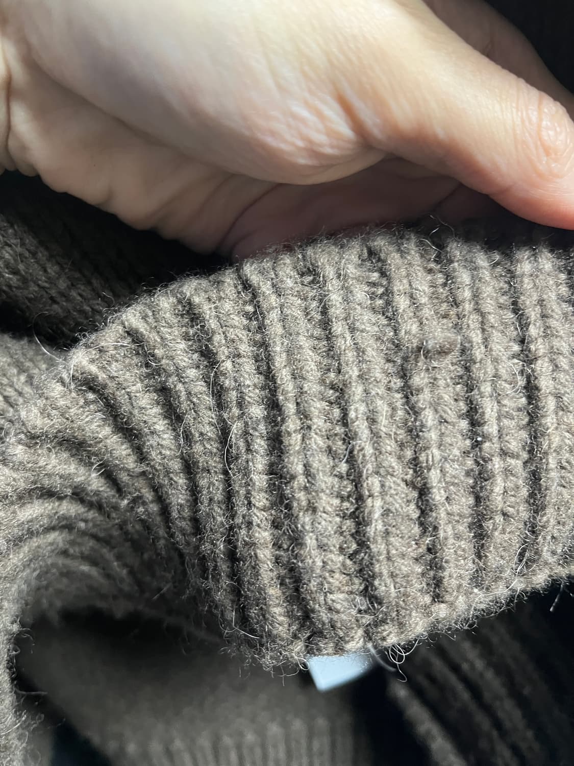 시스템옴므 파리스 울 블랜드 더블 넥 니트탑 상품이미지5