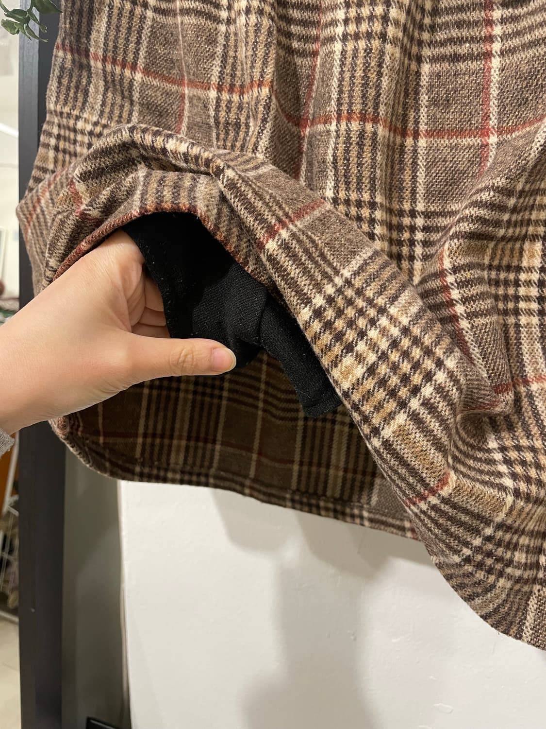 랩 체크 미니스커트(팬츠내장) 상품이미지9