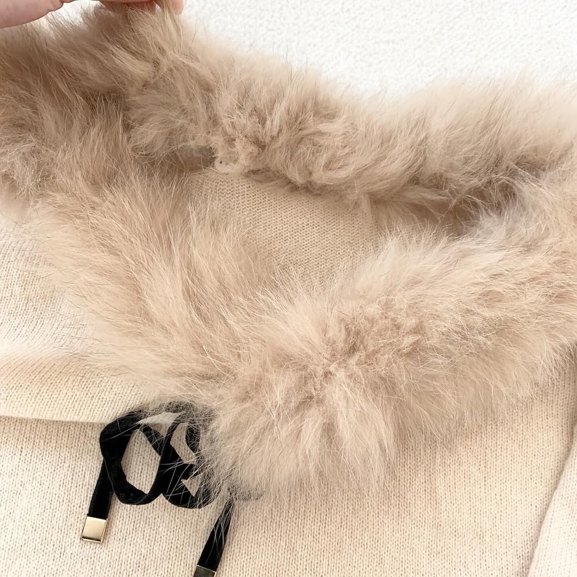 라떼갸루 퍼 오프숄더 니트 상품이미지2