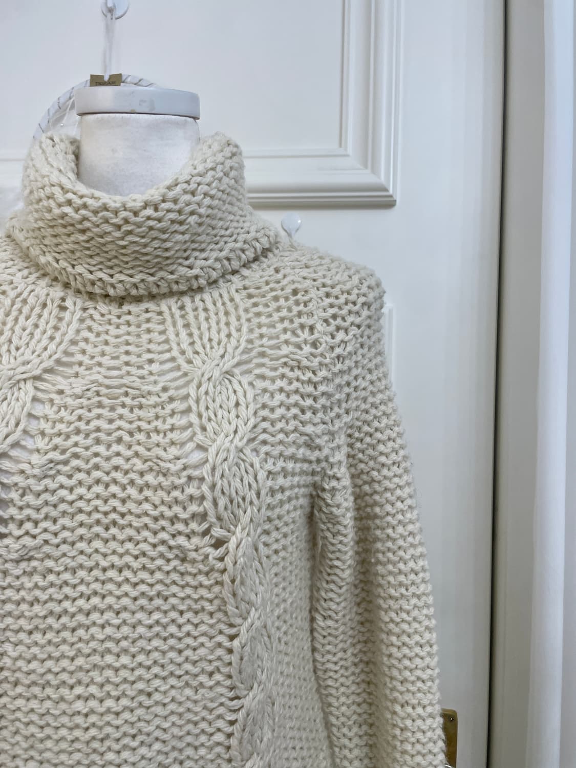 ivory twist turtle-neck sweater top 상품이미지6