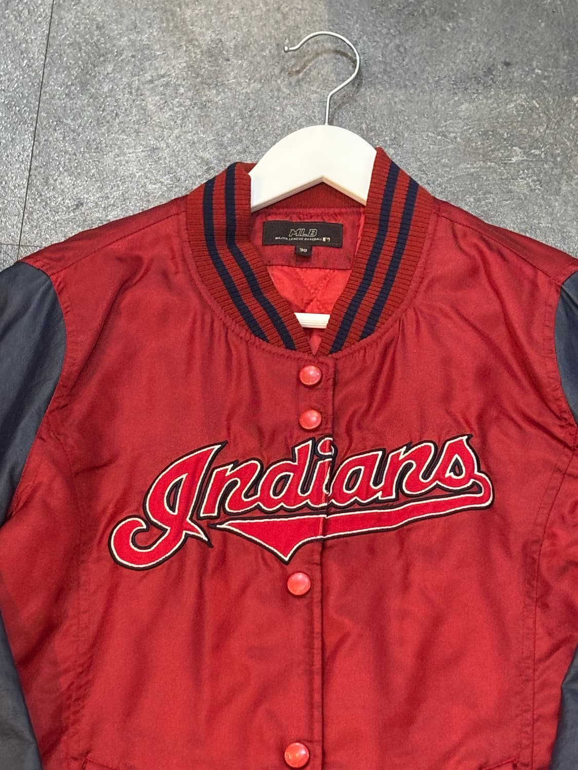 MLB 인디언스 바시티자켓 야구점퍼 90사이즈 상품이미지4