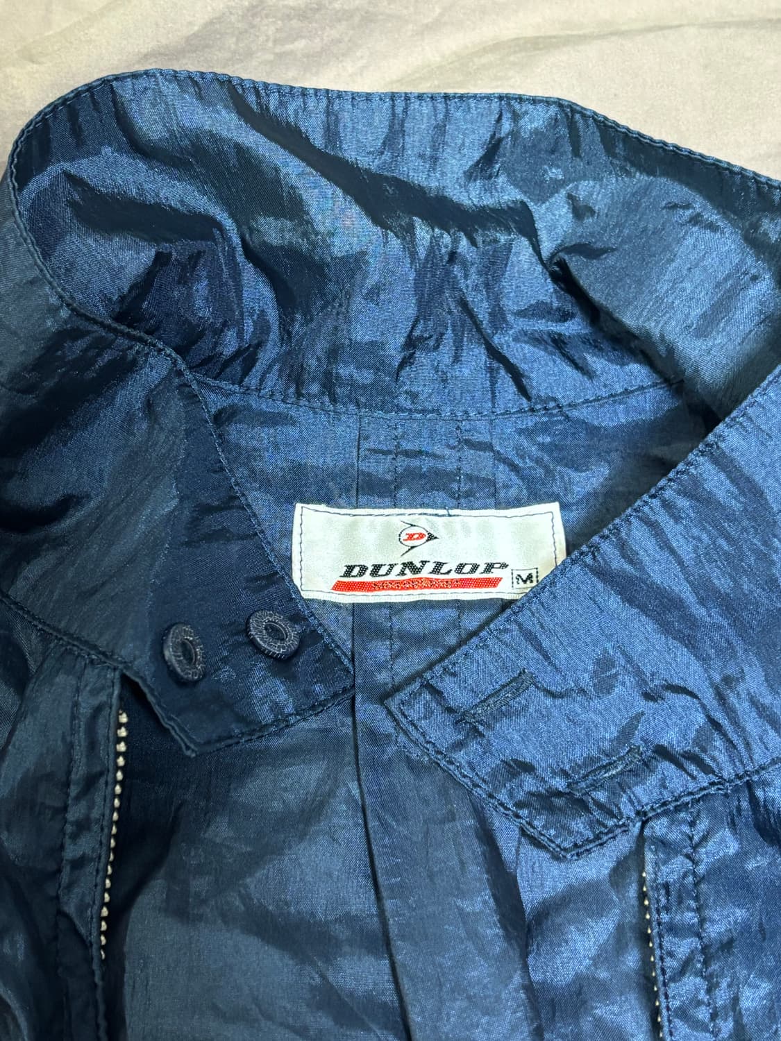 던롭 바람막이 네이비 일본 빈티지 상품이미지3