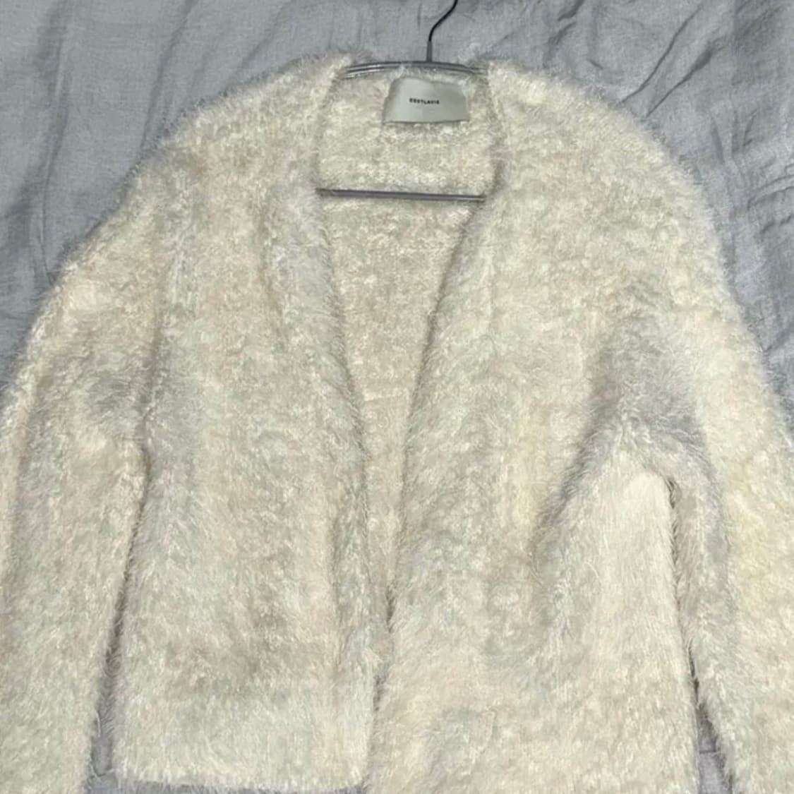 릿킴 앙고라 니트 가디건 아이보리 상품이미지2