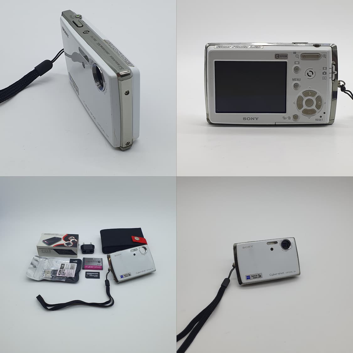 작례⭕️  소니 사이버샷 DSC-T35 펄 화이트 👻 빈티지 디카  상품이미지2