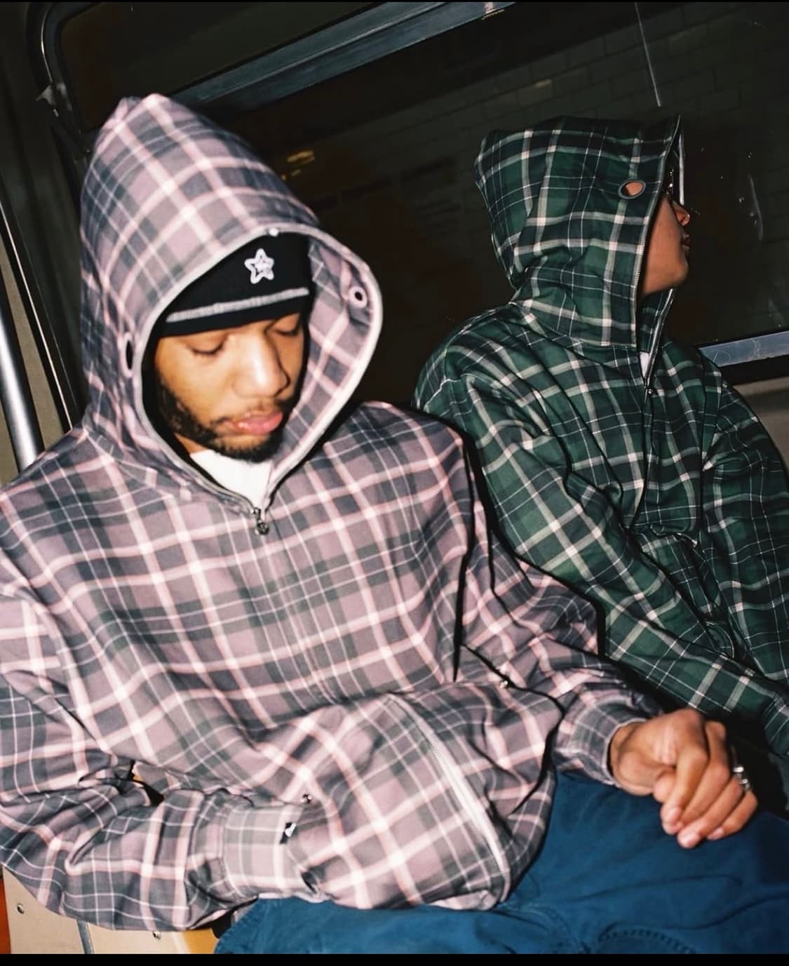 스타팀 체크후드 집업 구합니다 상품이미지1