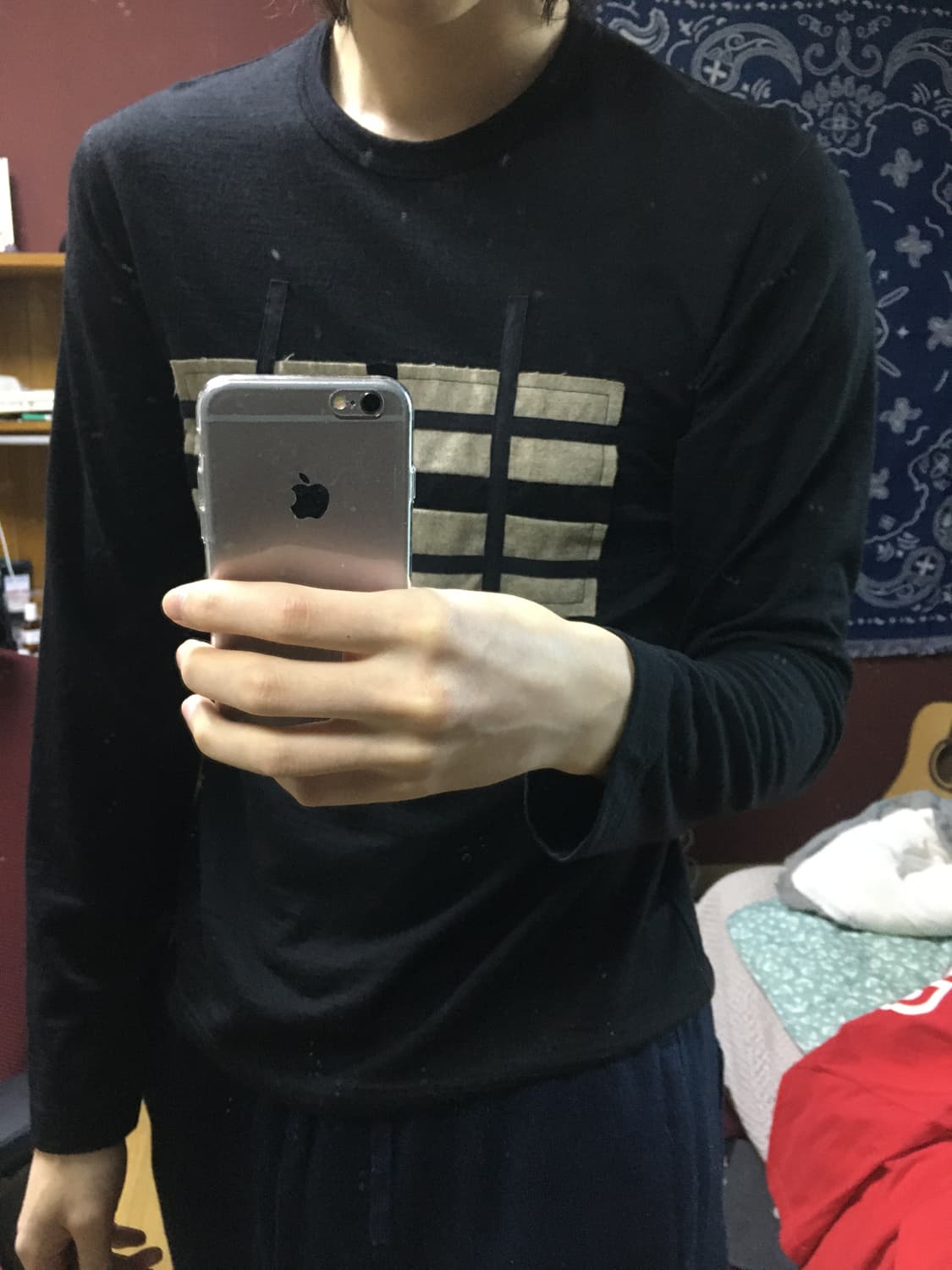 꼼데가르송 울 패치워크 니트 상품이미지8