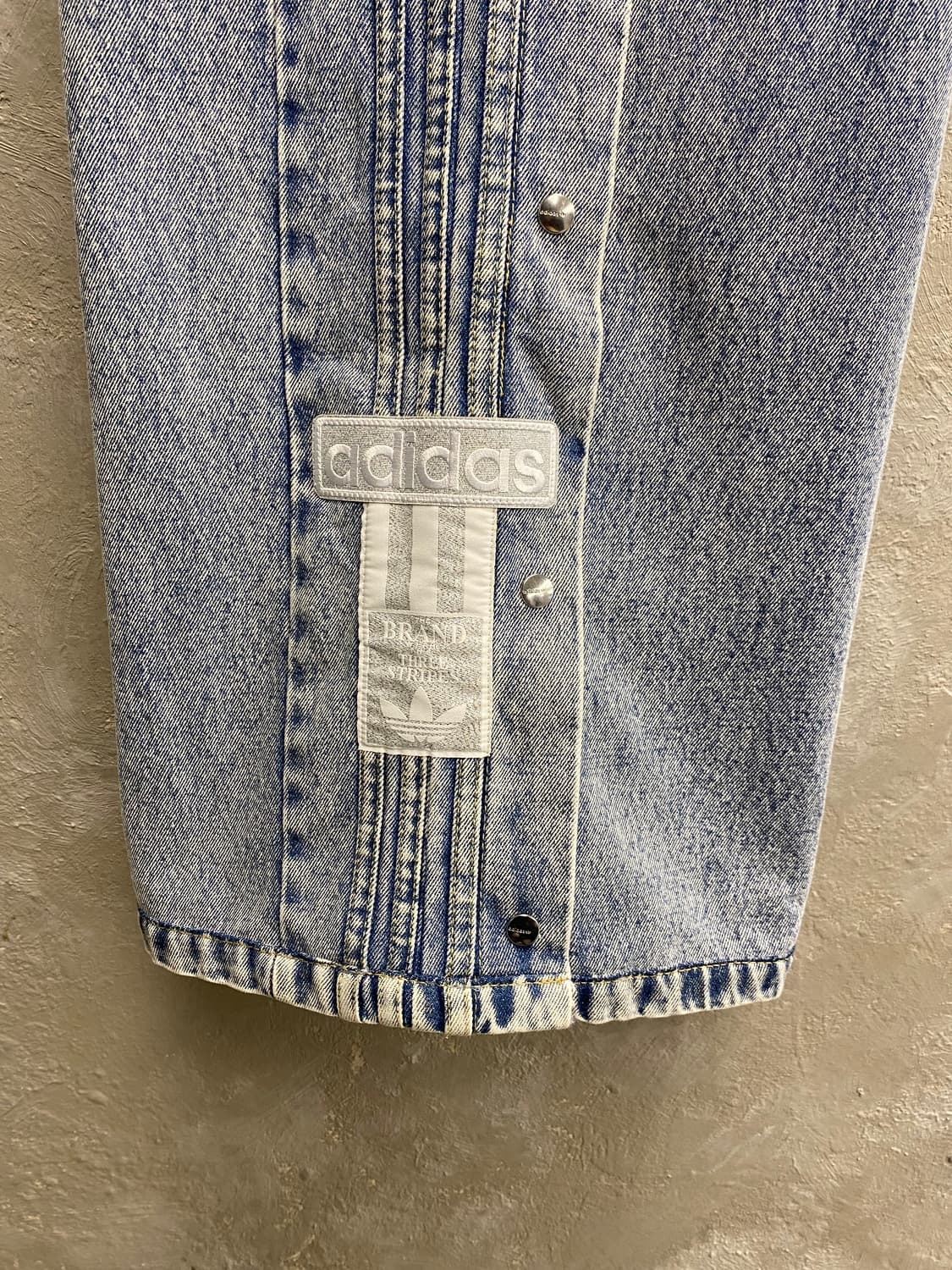 [XS] ADIDAS 아디다스 아디브레이크 데님 와이드 팬츠 상품이미지7