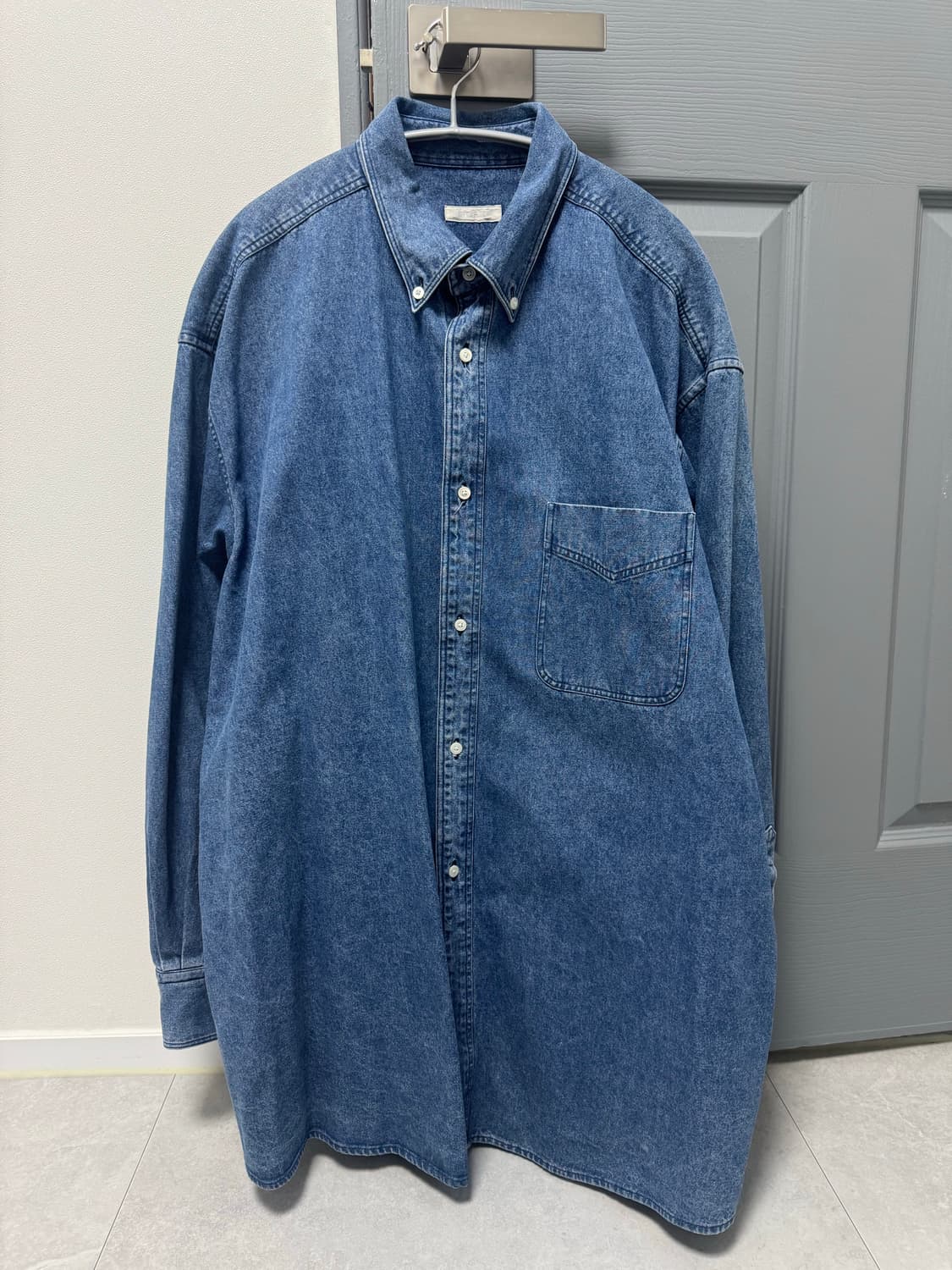 인테림 interim 데님셔츠자켓 5사이즈 판매 헤릴 아프레쎄 코모리 상품이미지1