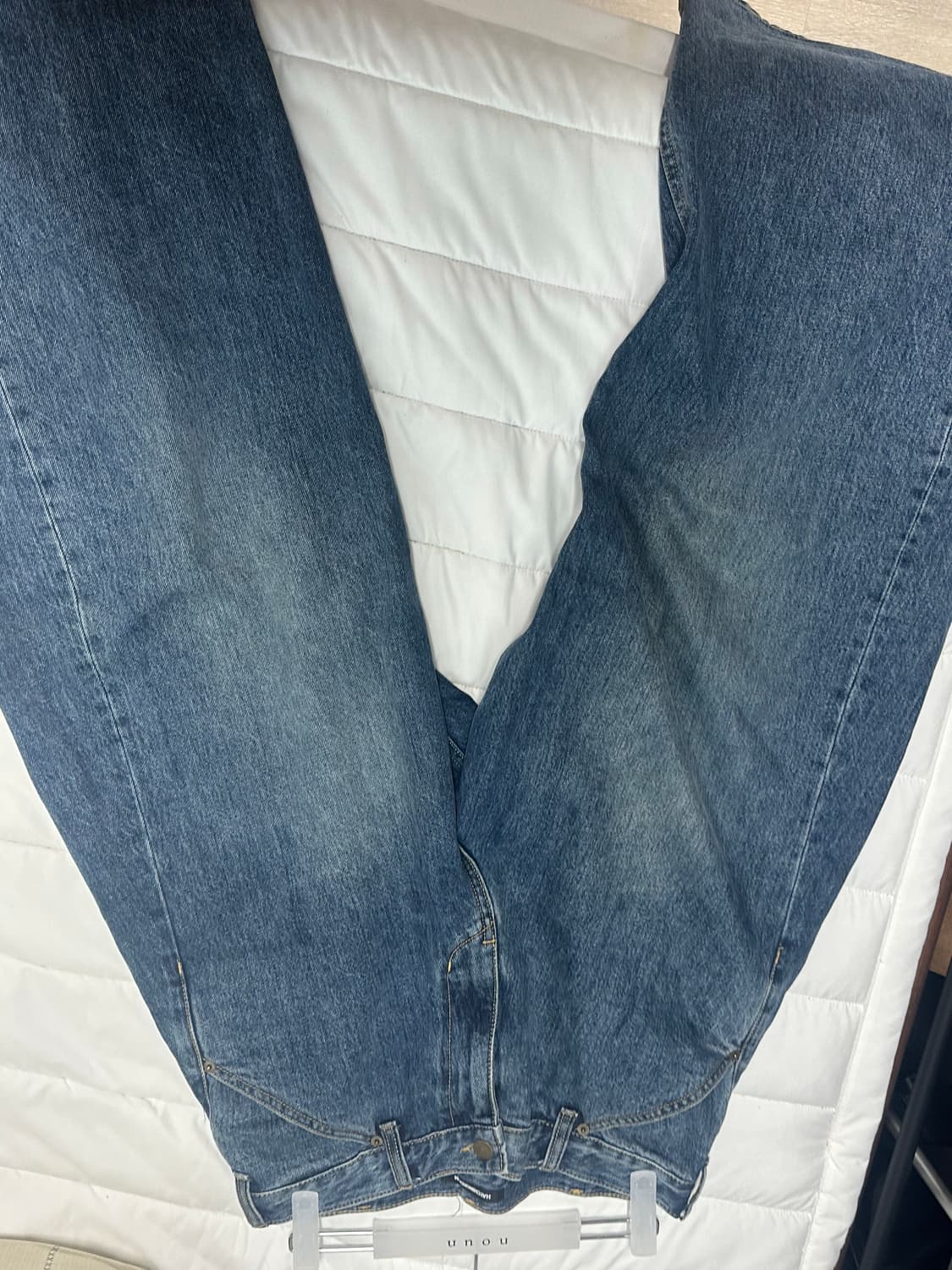 해칭룸 와이드 커브진 블루 2사이즈 상품이미지2