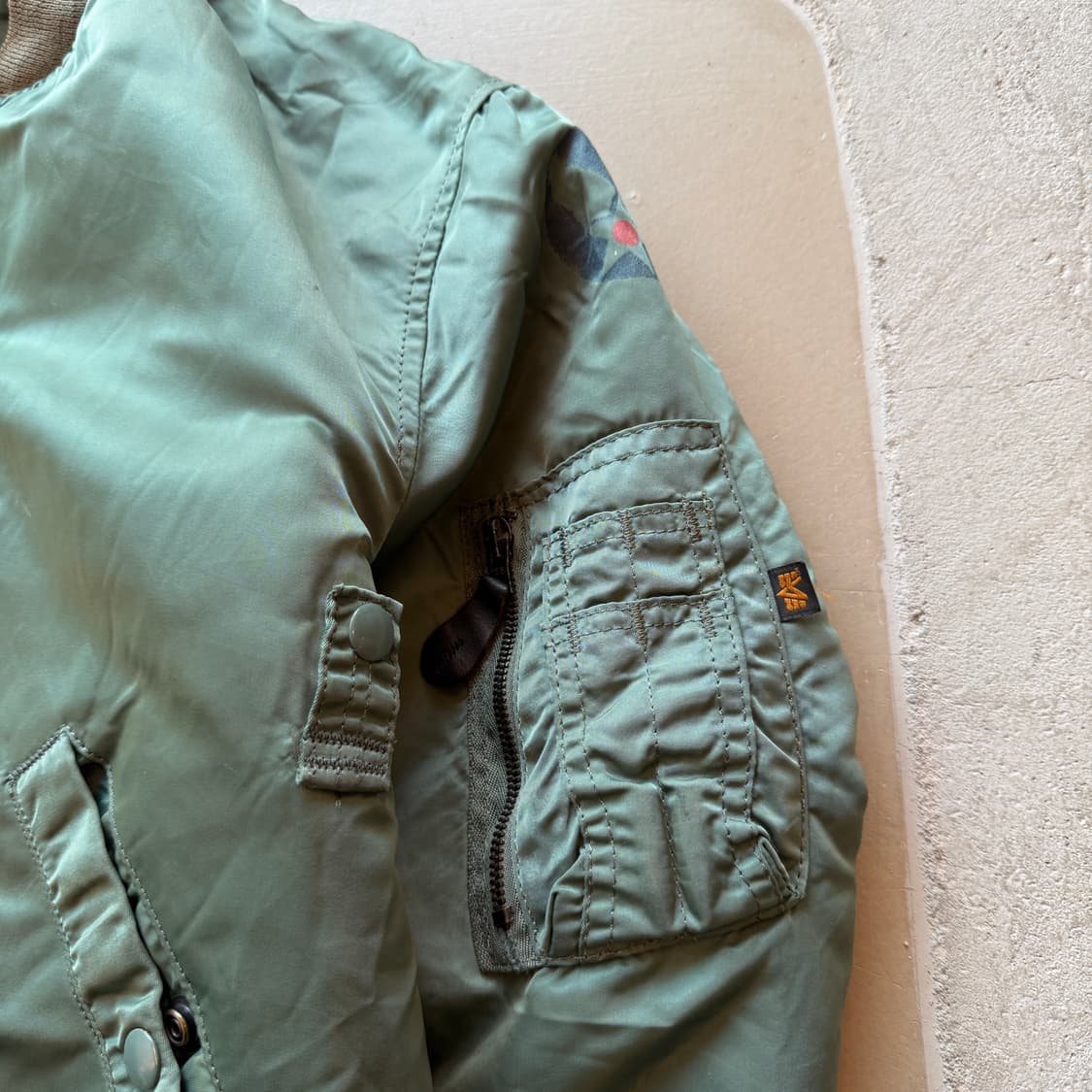 90s 알파 인더스트리 플라이트 자켓 상품이미지5