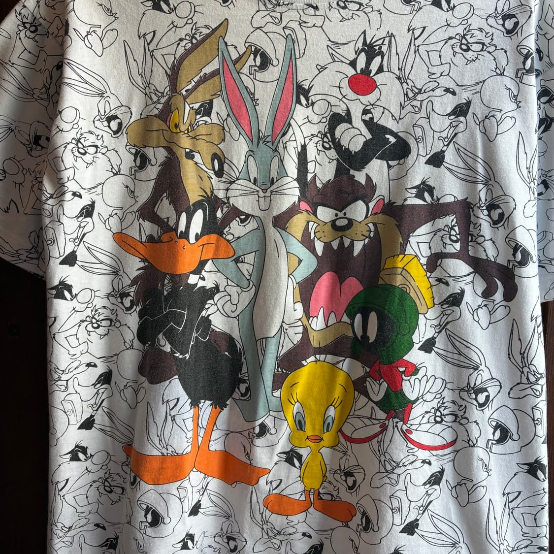 90’s Looney Tunes All Over Print Tee 상품이미지4