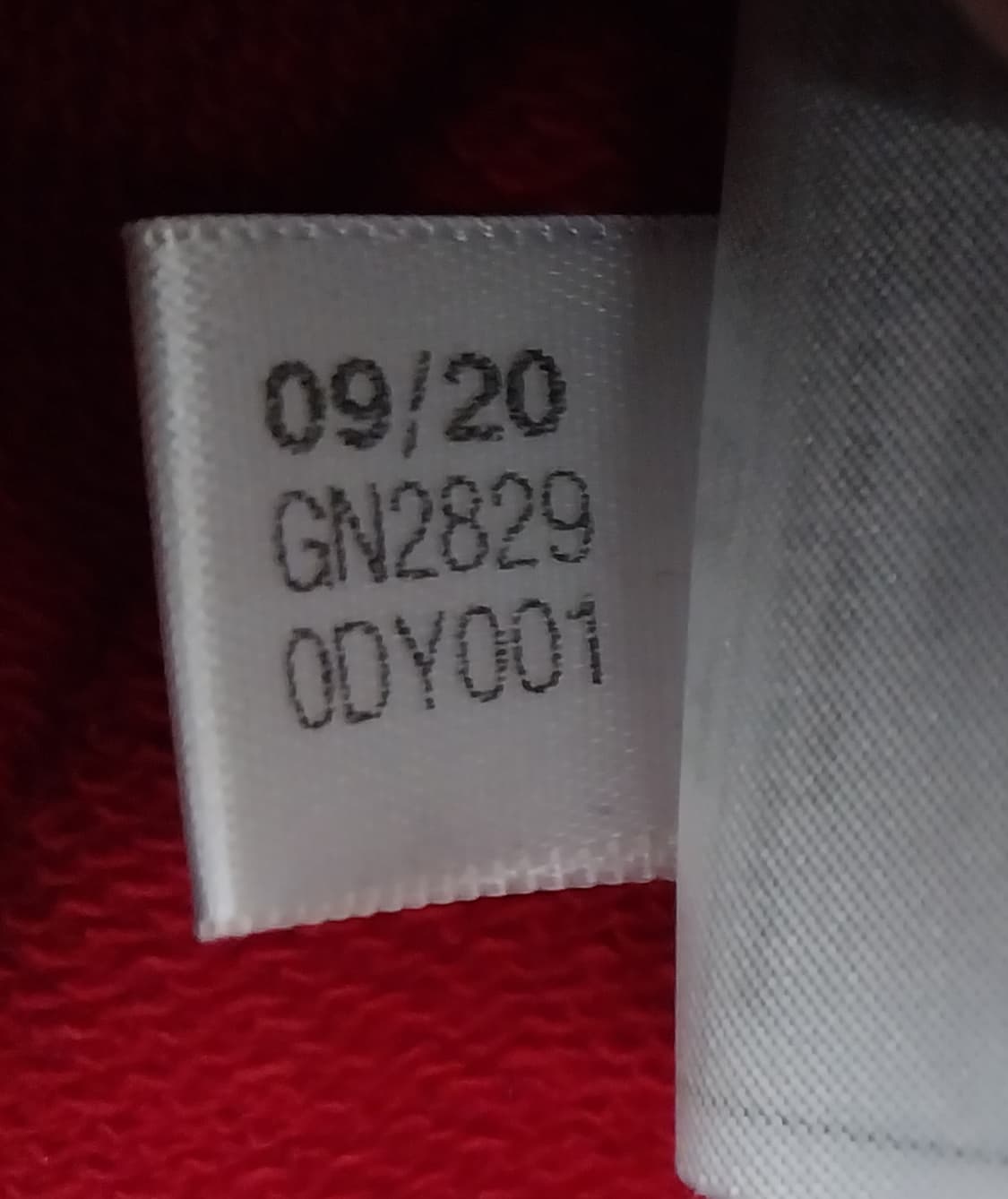 아디다스 삼선 오버핏 맨투맨 레드 M 상품이미지5