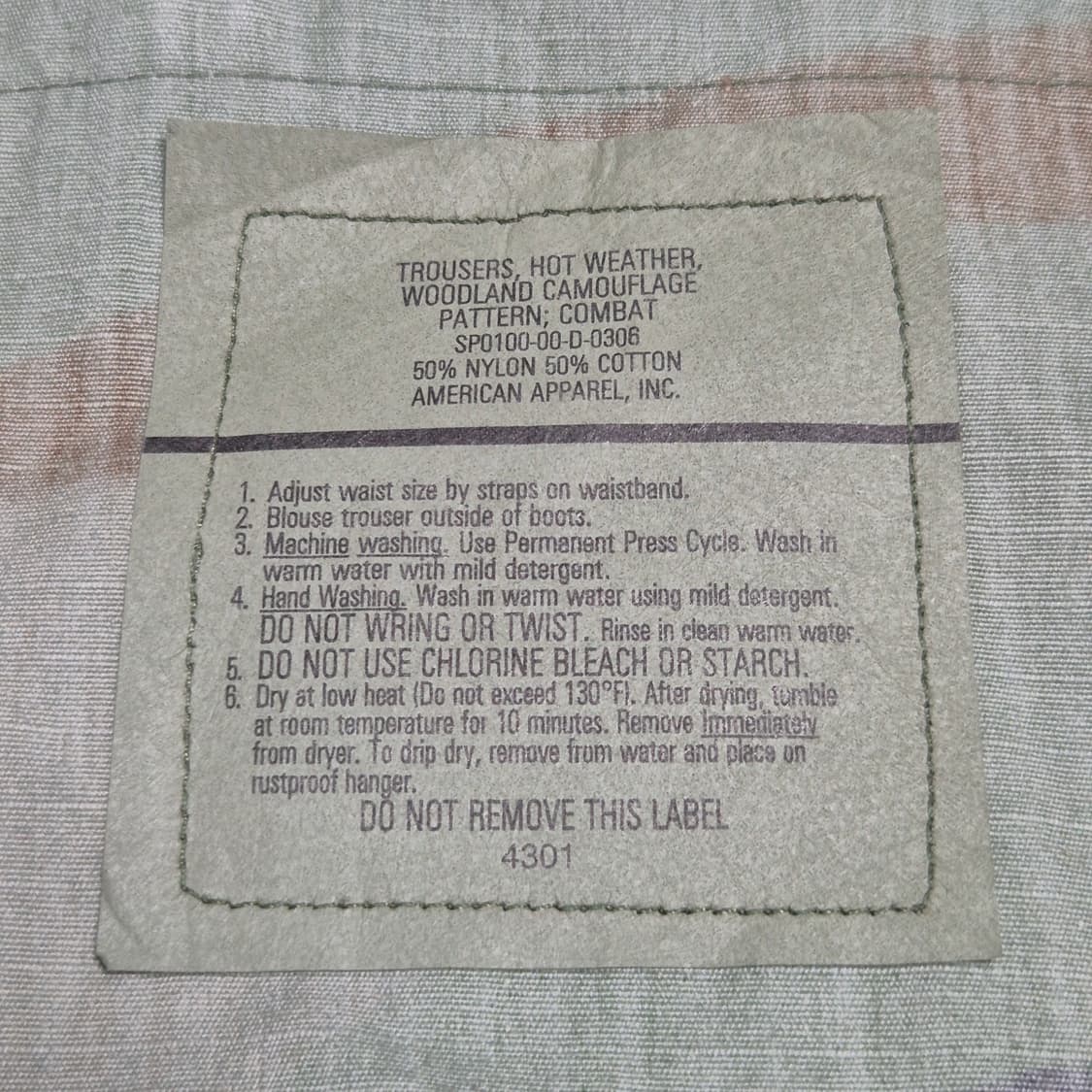 [M]미군 우드랜드 BDU  -469 상품이미지3