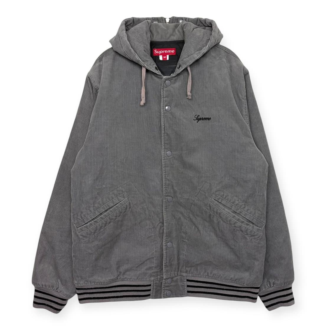 00s 슈프림 후드 코듀로이 바시티 자켓 상품이미지1
