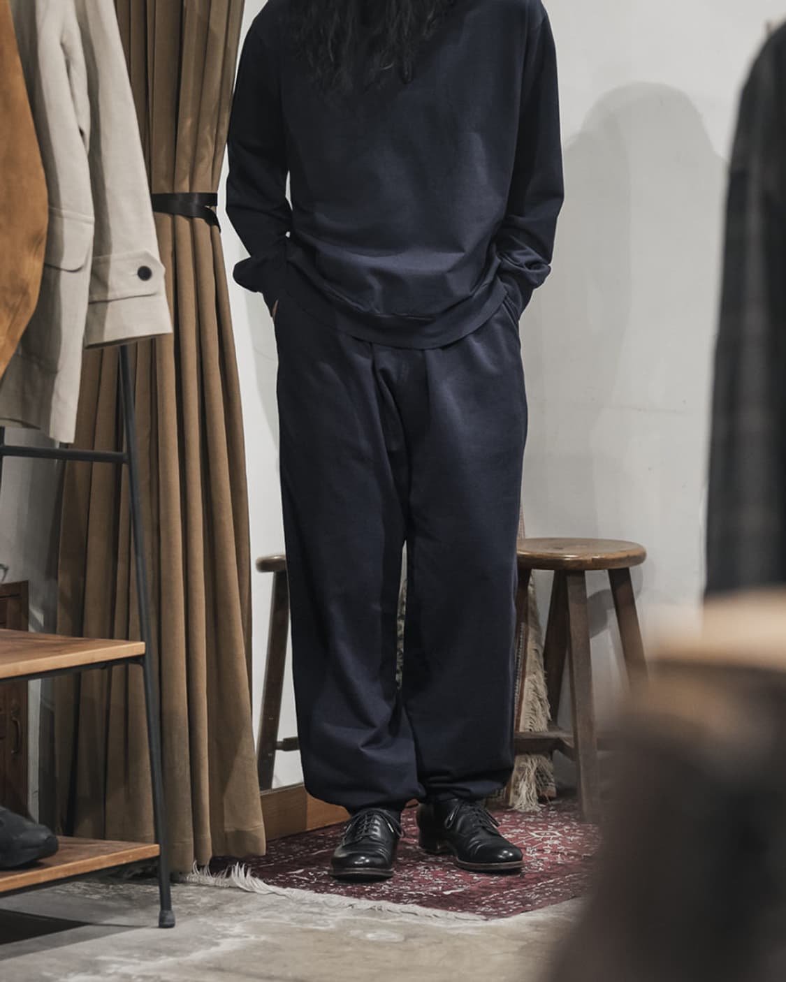 23ss comoli 코모리 실크 코튼 저지 팬츠 3사이즈 상품이미지7